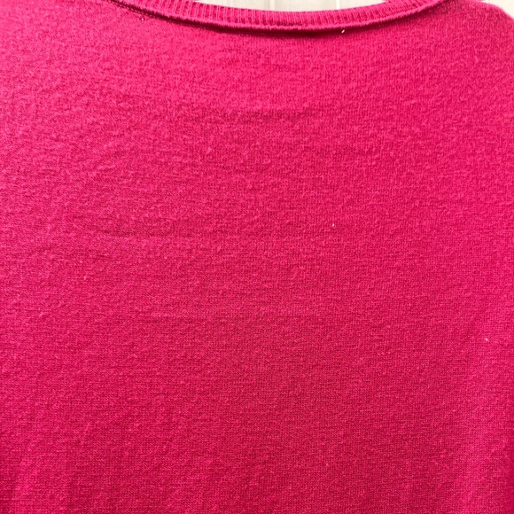 RED Valentino Long-Sleeve Ruffle-Skirt Dress, Fuchsia - Picture 15 of 15